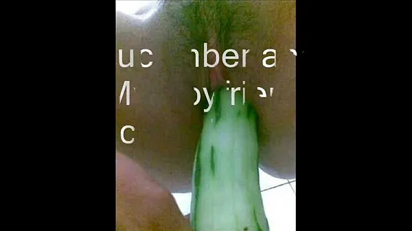 Nieuwe My boyfriend cock and cucumber inside my pussy beste video's